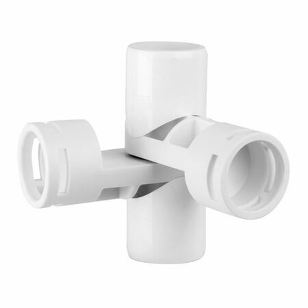 CIRCO 1 in. 4-Way Adjustable Joint Fitting 243-4F